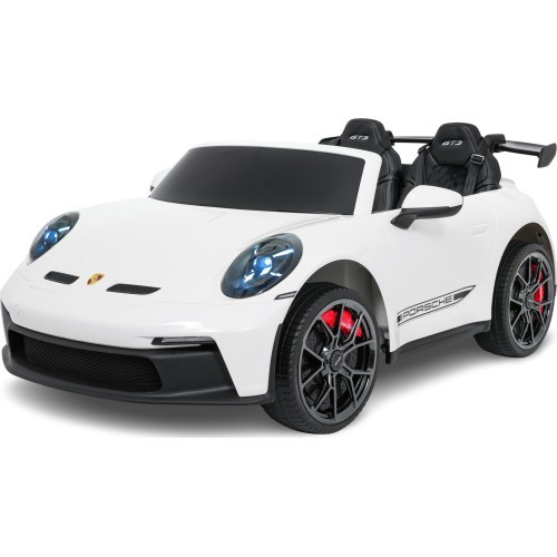 Elektromobilis Porsche 911 GT3, balts