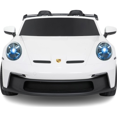 Elektromobilis Porsche 911 GT3, balts