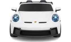Elektromobilis Porsche 911 GT3, balts