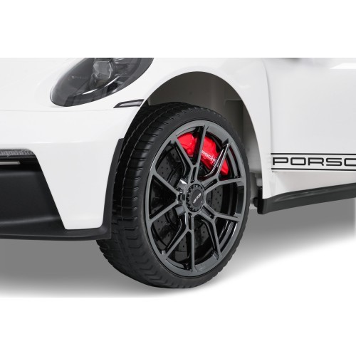 Elektromobilis Porsche 911 GT3, balts
