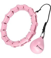 HHW02 HULA HOP GAIŠI ROZĀ AR SVARU HMS