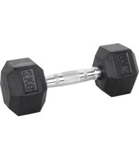 Sešstūra hantele inSPORTline Hexsteel 2 kg