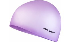 Silicone swimming cap violet Spokey SUMMER CUP