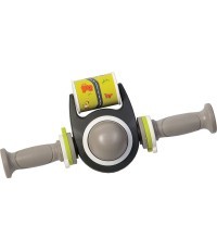 Bērnu stūre QIBBEL priekšējam velosipēda sēdeklim, ar rotaļlietu, pelēka