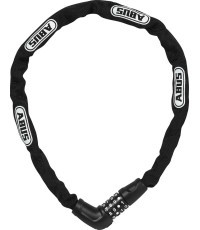 Velosipēda slēdzene ABUS 5805C/110, ar kodu, 110cm, ķēdes, melna