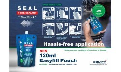 Sandariklis bekamerinėms padangoms SQUIRT 120ml