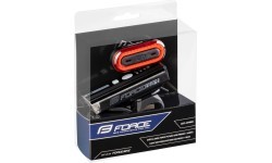 Комплект велосипедных фонарей FORCE Futuro, зарядка USB (чёрный)