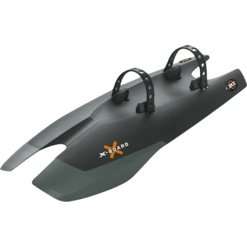 Крыло велосипедное SKS X-Board на раму, чёрно-серое
