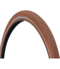 Riepa Schwalbe Fat Frank 700 x 50C (50-622) // pārdodas ar kameru (DV), aizsardzība pret caurduršanu, ar atstarojošu joslu (brūn