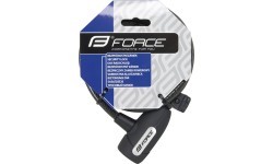 FORCE Lux troses slēdzene, 120/8mm (melna)