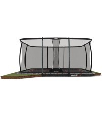 Батут BERG SPORTS Ultim Pro Bouncer FlatGround 5x5 с защитной сеткой XL