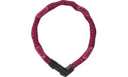 Замок ABUS Tresor 1385/75 cherry heart (6mm) (фиолетовый/розовый)