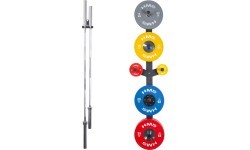 SET OF WALL HOLDERS STR28 BAR HOLDER + STR29 WEIGHT RACK HMS