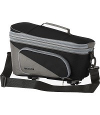 Racktime Talis Plus 2.0 pannier bag, snap-it 2, 8l+7l (black)