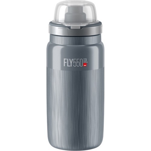 Ūdens pudele Elite FLY MTB 550ml (pelēka)