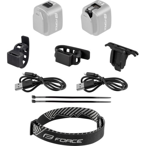 Lukturu komplekts FORCE FLEA // 200LM, USB-C