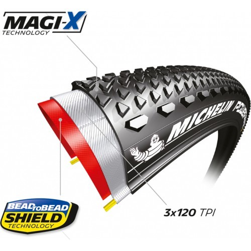 Michelin Power Gravel Classic Tire 700x40C (40-622), tubeless, folding