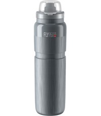 Pudele Elite FLY MTB TEX Grey, pelēka, ar pelēku logotipu 950ml