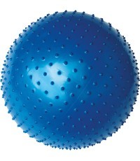 Gym Ball Yate, with Protrusions, 65 cm  - Blue
