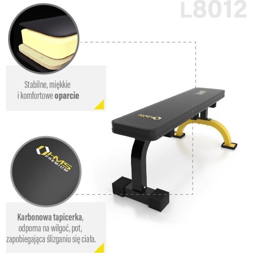 L8012 EXERCISE BENCH HMS PREMIUM