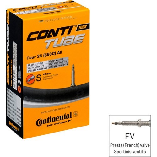 Continental Tour S42 26" velosipēda kamera (37/47-559/44-590)