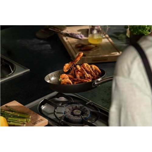 Сковорода вок из углеродистой стали Skottsberg 24cm