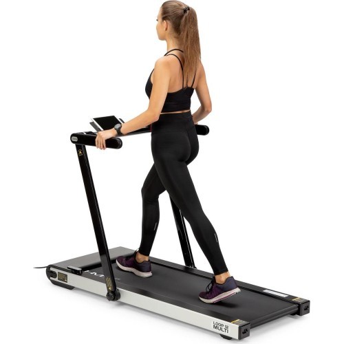 LOOP12 MULTI ЧЕРНАЯ ЭЛЕКТРИЧЕСКАЯ БЕГОВАЯ ДОРОЖКА СО СТОЛОМ HMS