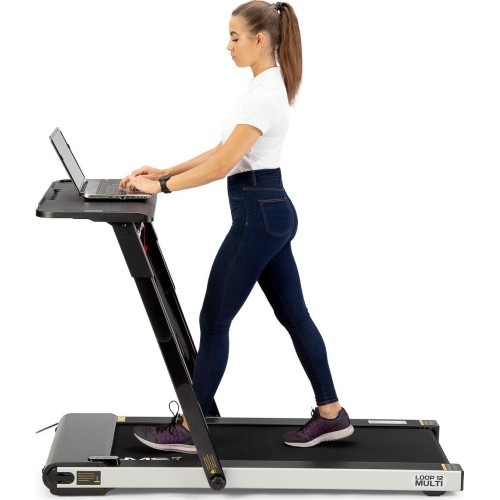 LOOP12 MULTI ЧЕРНАЯ ЭЛЕКТРИЧЕСКАЯ БЕГОВАЯ ДОРОЖКА СО СТОЛОМ HMS