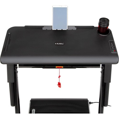 LOOP12 MULTI ЧЕРНАЯ ЭЛЕКТРИЧЕСКАЯ БЕГОВАЯ ДОРОЖКА СО СТОЛОМ HMS