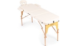 Wooden massage and rehabilitation table, 3-segment, foldable into a suitcase + bag ModernHome