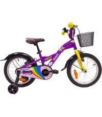 Velosipēds 4KIDS Dream 16", izmērs 9,5" (24 cm), violets