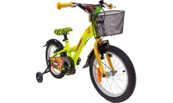 4KIDS Lion 16" bike, size 10" (25.5 cm) (aluminium, yellow)