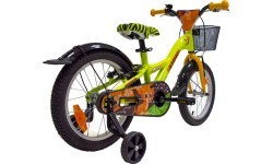 Velosipēds 4KIDS Lion 16", izmērs 10" (25,5 cm) (alumīnijs, dzeltens)