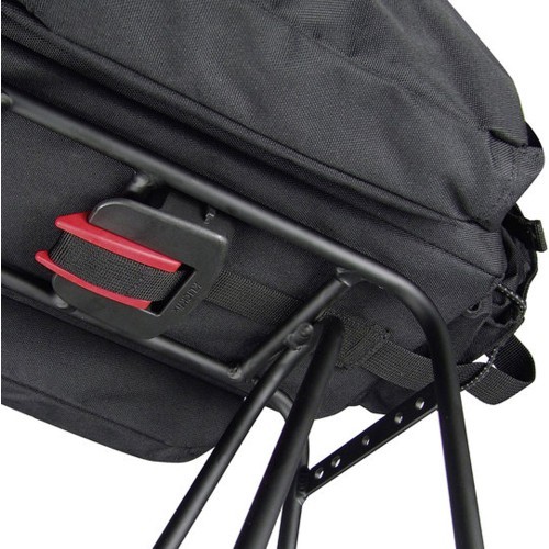 Velosipēda soma uz bagāžnieka KLICKFIX Rackpack 1, 10 l (melna)