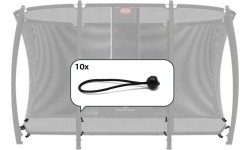 Drošības tīkls Deluxe – elastīgās lentes tīkla apakšai (10 gab.)