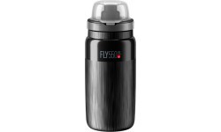 Фляга Elite FLY MTB 550ml (чёрная/серый логотип)
