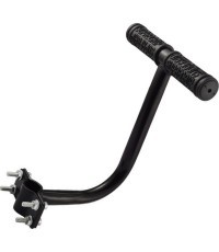 Bērnu velosipēdu sēdekļu rokturi 25,4-31,8 mm, tērauda (melni)