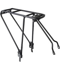 Velosipēda bagāžnieks HYL34 24-28", alumīnijs (melns)