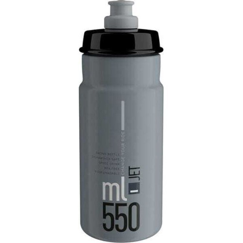 Ūdens pudele ELITE Jet, 550 ml (pelēka)