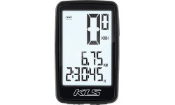 KLS Contest WL velosipēda skaitītājs / bezvadu / 8 funkcijas (melns)