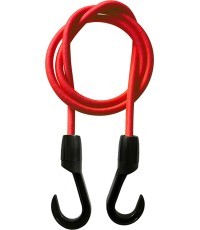 Резиновый сапог с крючком, 8x1000 мм (красный)