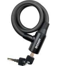 Slēdzene BONIN // 12 x 800 mm, trose, ar atslēgu