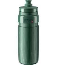 Elites pudele FLY TEX tumši zaļa, pelēks logotips 750ml