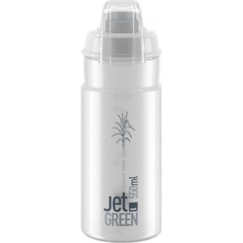 ELITE Jet Green Water Bottle 550ml (transparent/light grey)