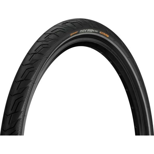 Riepa Continental Ride City Reflex 700 x 45C (47-622) // kameras tips, aizsardzība pret caurdūrumiem, atstarojoša svītra