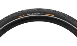 Riepa Continental Ride City Reflex 700 x 45C (47-622) // kameras tips, aizsardzība pret caurdūrumiem, atstarojoša svītra