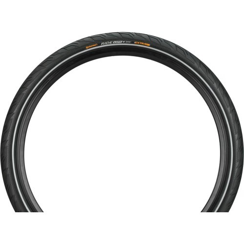 Riepa Continental Ride City Reflex 700 x 45C (47-622) // kameras tips, aizsardzība pret caurdūrumiem, atstarojoša svītra