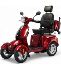 Four-Wheel Electric Scooter inSPORTline Antun - Red