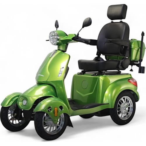 Four-Wheel Electric Scooter inSPORTline Antun - Green