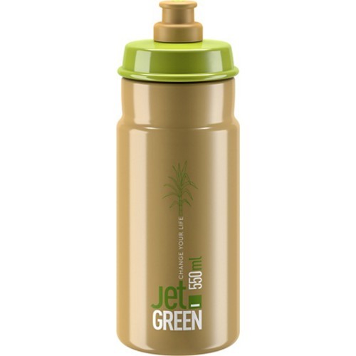 Ūdens pudele ELITE JET, 550ml (zaļa/brūna)